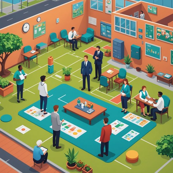 Comment un jeu de simulation de vie peut-il intégrer des éléments de gestion de la santé et du bien-être?